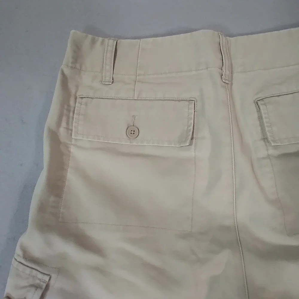 Banana Republic cargo shorts men's 31 x 11 khaki tan cotton Outdoor hiking Urban